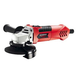 Esmerilhadeira Angular Mondial FES-02 4.1/2" 850W com Trava do Eixo Push Lock e Disco Abrasivo na Casas Bahia