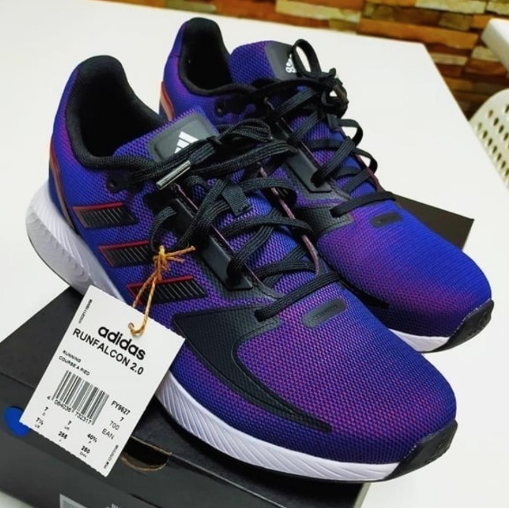 Tênis Adidas Runfalcon 2.0 Masculino – Azul+Preto na Netshoes