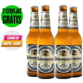 Kit de Cervejas Weihenstephaner Hefe Weissbier 330ml - Compre 2 Leve 4 na Clube do Malte
