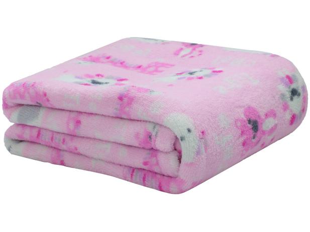 Manta para Bebê Camesa Microfibra Corrida Rosa – Magazine na Magazine Luiza