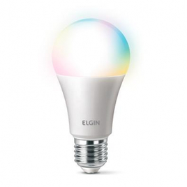 Smart Lâmpada LED Colors 10w Wi-Fi compatível com Alexa - Elgin 48BLEDWIFI00 na KaBuM!