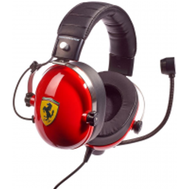 Headset Gamer Thrustmaster T.Racing Scuderia Ferrari DTS na KaBuM!