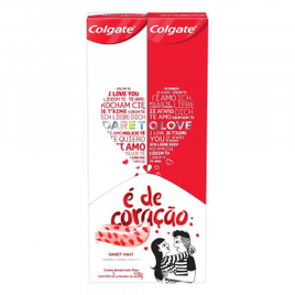 Gel Dental Colgate É de Coração 2 Unidades de 130g Cada na Drogaria Araujo