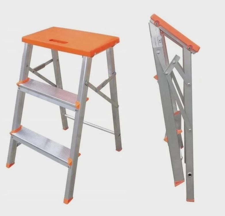 Banco Escada Alumínio com 3 Degraus Botafogo na Amazon