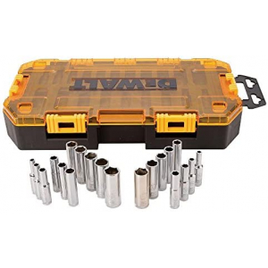 Conjunto de Soquetes Profundos 20 Peças Unidade Métrica/Sae Dewalt - DWMT73811 na Amazon