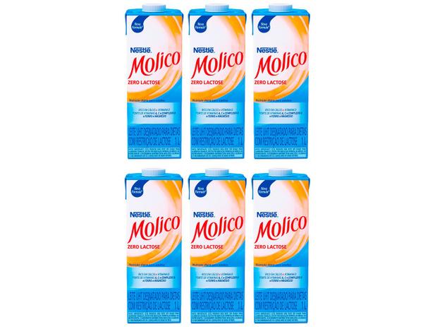Kit Leite Desnatado Zero Lactose Molico 1L – 6 Unidades – Magazine na Magazine Luiza