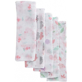 Fralda Luxo Estampada com Bainha Papi Textil Rosa na Amazon