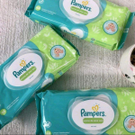 Lenços Umedecidos Pampers Aroma de Aloe Vera 48 Unidades, Pampers na Amazon