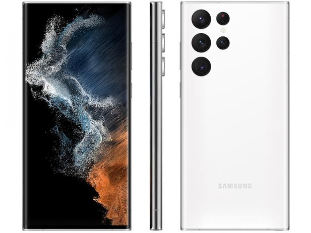 Smartphone Samsung Galaxy S22 Ultra 256GB Branco – 5G 12GB RAM 6,8” Câm. Quádrupla + Selfie 40MP – Magazine na Magazine Luiza