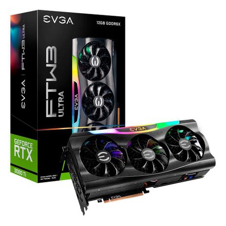 Placa de Vídeo EVGA GeForce RTX 3070 Ti  FTW3 Ultra Gaming LHR, 8GB GDDR6X, Ray Tracing, DLSS, ARGB – 08G-P5-3797-KL – Magazine na Magazine Luiza