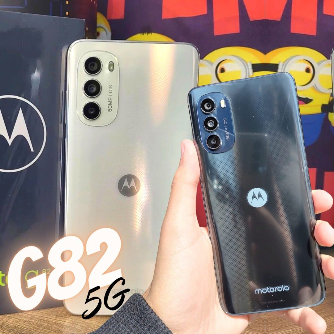 Smartphone Motorola Moto G82 5G 128GB, 6GB RAM, Tela de 6.6”, Câmera Traseira Tripla, Android 12 e Processador Snapdragon 695 na Ponto