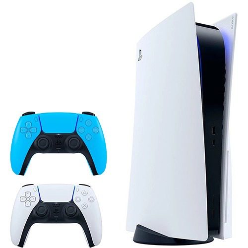 Console Playstation 5 – PS5 + Controle Sem Fio Dualsense Starlight Blue – PS5 na Americanas