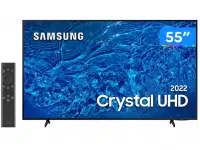 Smart TV 55” 4K Crystal UHD Samsung UN55BU8000GXZD – VA Wi-Fi Bluetooth Alexa Google Asistente 3 HDMI na Magazine Luiza