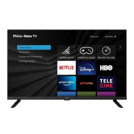 Smart TV Philco Roku 32" LED HD Wi-Fi 2 HDMI 1 USB Dolby Audio - PTV32G70RCH na Amazon