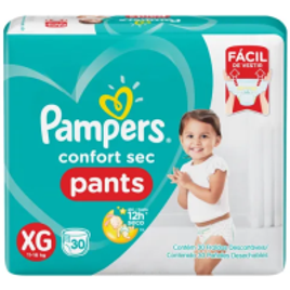 30 unidades de Fraldas Pampers Confort Sec Pants XG na Mercado Livre