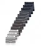 Kit 12 cuecas sem costura listrada polo wear sortido na Magazine Luiza