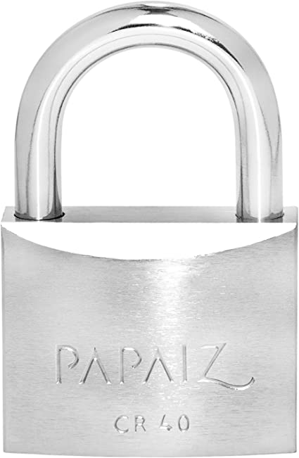 Cadeado Chromo, Papaiz, CR40, Cromado na Amazon