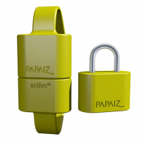 Cadeado Active, Papaiz, Amarelo, Grancde na Amazon