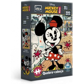 Quebra-Cabeça Mickey Mouse Minnie Nano 500 Peças - Toyster Brinquedos na Amazon