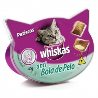 Petisco Whiskas Temptations Anti Bola De Pelo Para Gatos Adultos 40g na Amazon