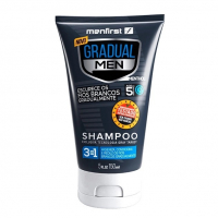 Shampoo Escurecedor De Cabelo Gradual Men Menfirst - Marketplace na Americanas