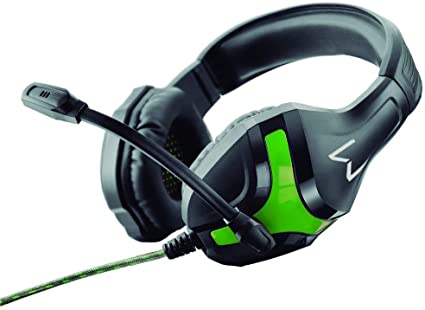 Headset Gamer Warrior Harve P2 Stereo Preto e Verde – PH298 na Amazon