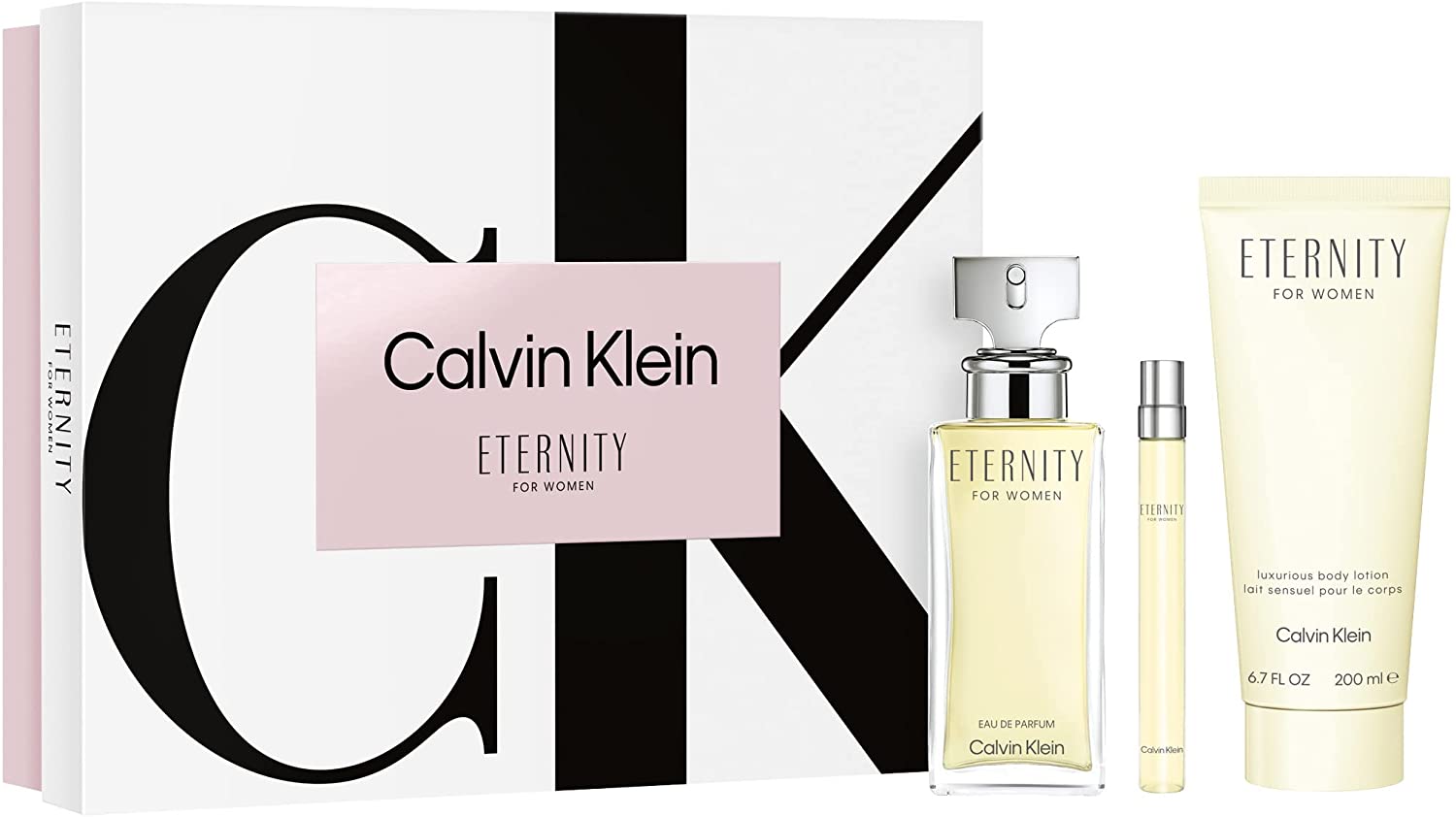 Kit Calvin Klein Eternity for Women Eau de Parfum 100 ml e pen spray de 10ml na Amazon