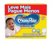 Toalhas Umedecidas MamyPoko Dia&Noite, 200 unidades, Branco na Amazon