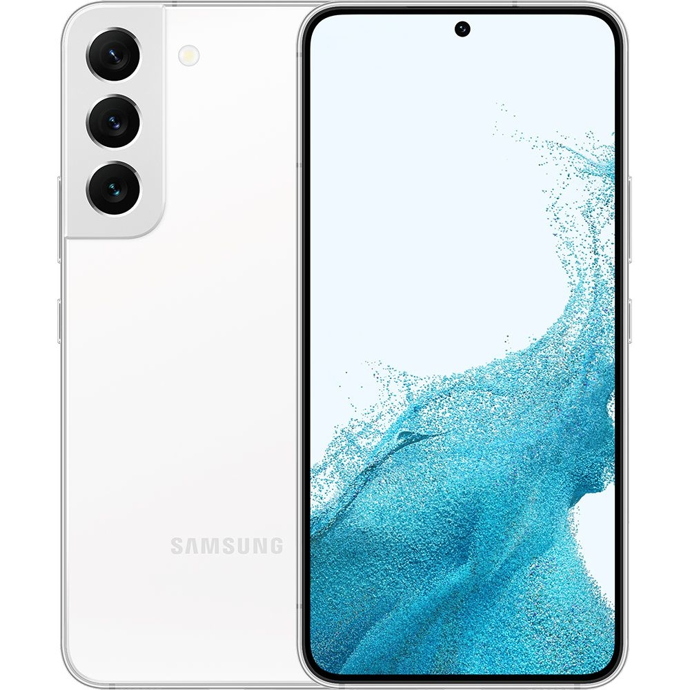 Smartphone Samsung Galaxy S22+ 128 GB Branco 6.6″ 5G e Snapdragon na Girafa