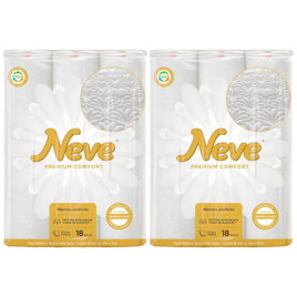 Papel Higiênico Neve Premium Comfort Folha Tripla - 36 unidades na Ponto