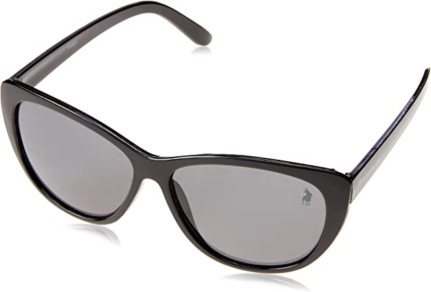 Óculos de Sol Polo London Club lente com Proteção UVA/UVB – Kit acompanha com estojo e flanela, Preto, único na Amazon