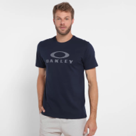 Camiseta Oakley O-Bark Masculina - Azul Navy na Netshoes