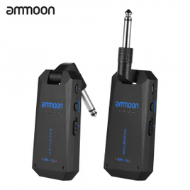 Transmissor e Receptor de Áudio para Guitarra Ammoon AM-5G Sem Fio na Aliexpress