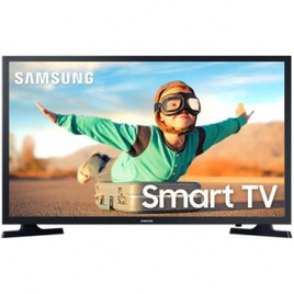 Smart TV 32" Samsung LED HDR 2 HDMI 1 USB Wi-Fi UN32T4300AGXZD na KaBuM!
