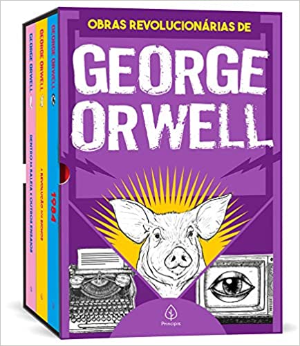 As obras revolucionárias de George Orwell – Box com 3 livros na Amazon