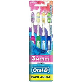 Oral-B Escova Dental Indicator Colors 35 - 4 unidades na Amazon