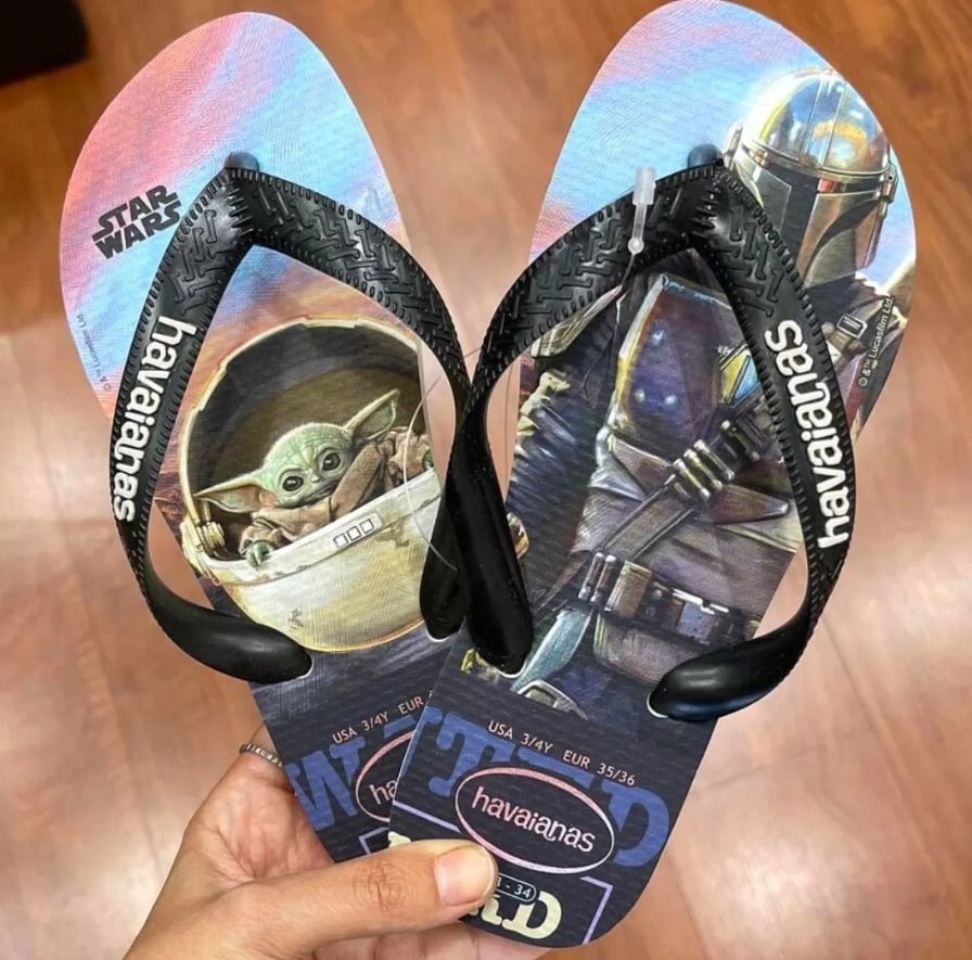 Chinelo Havaianas Top Baby Yoda adulto-unissex na Amazon