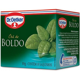 Chá Ervas Boldo 10 Sachês em Cada Dr.Oetker -   (Total 60 Unidades) na Amazon