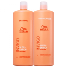 Kit Wella Shampoo E Condicionador Invigo Nutri Enrich 1L cada na Americanas