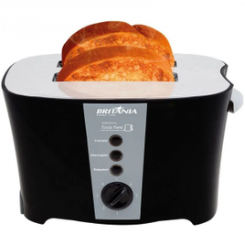 Torradeira Britânia Tosta Pane 7 Níveis de Tostagem 2 Fatias 66201020 Preta 220V na Carrefour