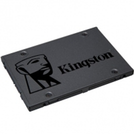 SSD Kingston 2.5´ 960GB A400 SATA III Leituras: 500MBs / Gravações: 450MBs - SA400S37/960G na Terabyte Shop