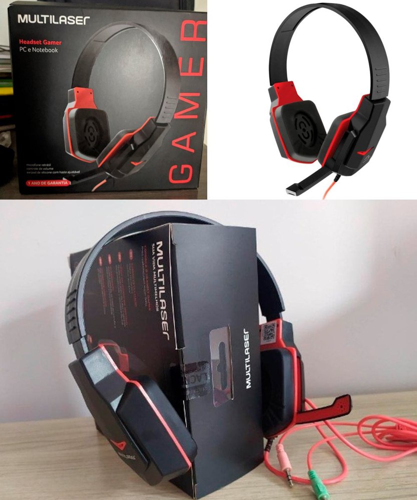Fone De Ouvido Multilaser Headset Gamer Com Microfone P2 – PH073 na Amazon