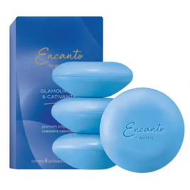 Sabonete Cremoso Glamourosa & Cativante - 4x80g na Avon