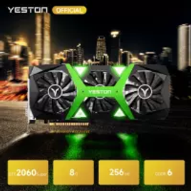 Placa de Vídeo Yeston Geforce RTX 2060 Super Gaming 8G 256bit GDDR6 na Aliexpress
