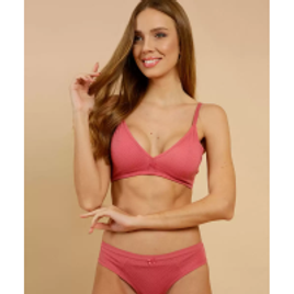 Sutiã Feminino Sem Aro e Sem Bojo Flocado Marisa na Marisa