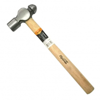 Martelo Bola Com Cabo Em Madeira 200g Cromado na Amazon