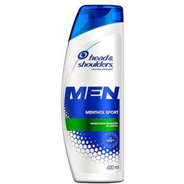 Shampoo Head & shoulders Cuidados com a Raiz Men Menthol Sport 400ml na Amazon
