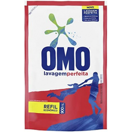 Sabão Líquido Refil Omo Lavagem Perfeita Refil 900ml na Amazon