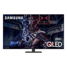 Smart TV Samsung 55" 4K QLED 55Q80A 120Hz Processador IA HDR10+ Tela Infinita Alexa Built In - QN55Q80AAGXZD na Fastshop