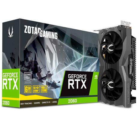 Placa de Vídeo Zotac Gaming NVIDIA GeForce RTX 2060, 6GB, GDDR6 – ZT-T20600H-10M – Magazine na Magazine Luiza